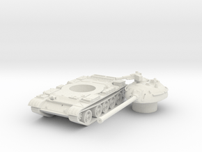 T 54 tank scale 1/87 in White Natural Versatile Plastic