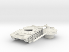 T54 (hollow) scale 1/87 in White Natural Versatile Plastic