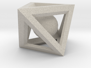 Impossible Box in Natural Sandstone