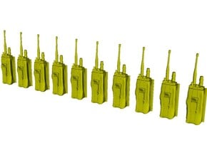 1/48 scale military radio pouches MOLLE x 10 in Clear Ultra Fine Detail Plastic