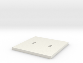 Stelconplaat H0 1;87 in White Natural Versatile Plastic: 1:87 - HO