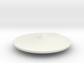 2500 saucer section refit1 in White Natural Versatile Plastic
