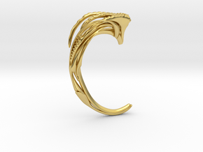 Foreign Fauna 2.0 Earcuff in Polished Brass