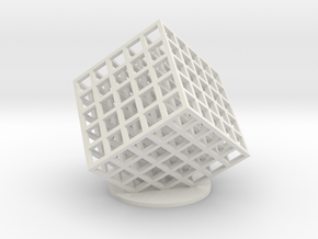 lattice cube 5x5x5 in White Natural Versatile Plastic