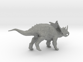 Chasmosaurus in Gray PA12: Small