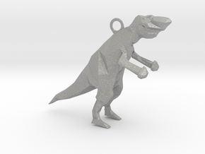 Polygonal Dinosaur in Aluminum