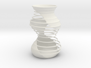Vase MT2130 in White Natural Versatile Plastic