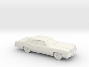 1/87 1972 Pontiac Catalina Sedan in White Natural Versatile Plastic