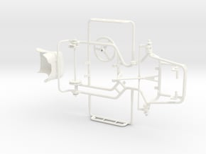 gocart 1/16 pkg 1 in White Processed Versatile Plastic