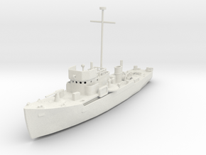 1/285 Scale YMS 1-134 Class Minesweeper in White Natural Versatile Plastic