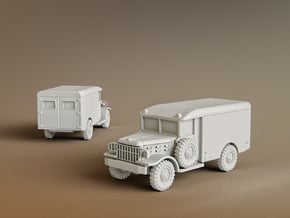 M43 Ambulance Scale: 1:285 in Tan Fine Detail Plastic