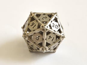 D20 Balanced - Dagger in Polished Bronzed-Silver Steel