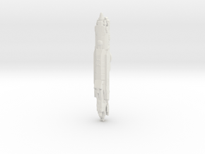 UNSC Infinity supercarrier  in White Natural Versatile Plastic