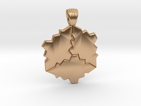 Tessellation [pendant] in Polished Bronze