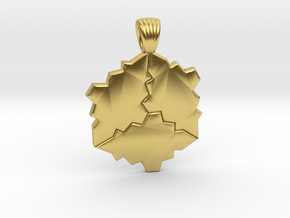 Tessellation [pendant] in Polished Brass