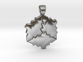 Tessellation [pendant] in Polished Silver