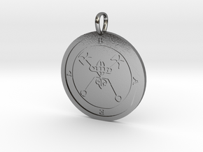 Bael Medallion in Polished Silver
