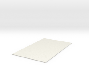 Debgar Back Plate in White Natural Versatile Plastic