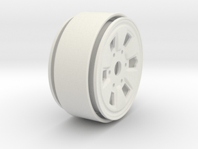 Toyota IFS Beadlock Wheel 1.61" in White Natural Versatile Plastic