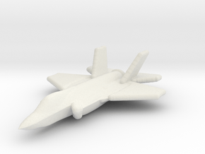 1:700  J-18 VTOL Aircraft in White Natural Versatile Plastic