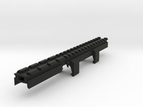 MP5K Full Length Picatinny Rail in Black Natural Versatile Plastic