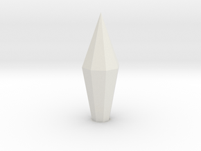 Necron Monolith Crystal Replacement Alternative #2 in White Natural Versatile Plastic