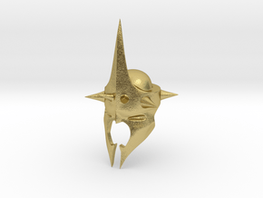 Witchking of Angmar Helmet  in Natural Brass