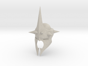 Witchking of Angmar Helmet  in Natural Sandstone