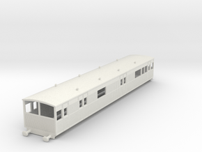 o-87-lyr-electric-baggage-car-3028 in White Natural Versatile Plastic
