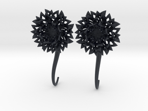 Plugs / gauges/ The Chrysanthemums 6 g (4 mm) in Black PA12