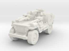 1/72 LRDG Jeep 3 in White Natural Versatile Plastic