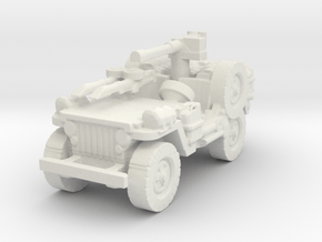1/100 LRDG Jeep  3 in White Natural Versatile Plastic