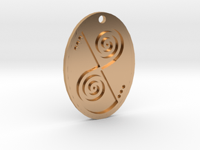 Celtic Swirl Pendant (reinforced) in Polished Bronze