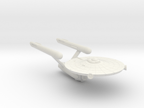 3788 Scale Federation Heavy Drone Cruiser WEM in White Natural Versatile Plastic
