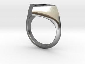 Superman Ring in Polished Silver: 5.5 / 50.25