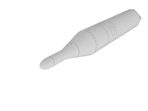 1:72 - Polaris Missile A2 in White Natural Versatile Plastic