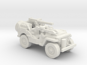 1/56 28mm SAS Jeep 2 in White Natural Versatile Plastic