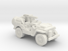 1/56 28mm SAS Jeep 4 in White Natural Versatile Plastic