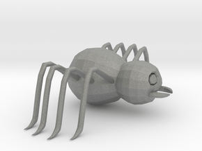  Cartoon Spider  in Gray PA12: Extra Small