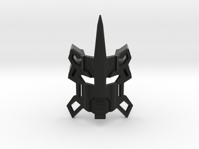The Mask of The Juggernaut in Black Natural Versatile Plastic