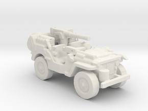 1/56 28mm SAS Jeep 3 in White Natural Versatile Plastic