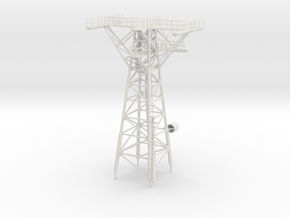 1/72 scale Perry Mast #3 - Main mast in White Natural Versatile Plastic