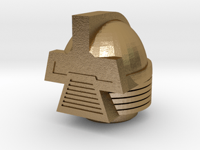 Magno Cylon Head in Polished Gold Steel