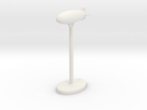 K Class Blimp in White Premium Versatile Plastic