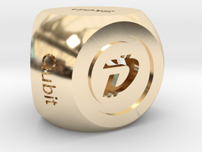 DigiByte Algorithm D5 in 14k Gold Plated Brass