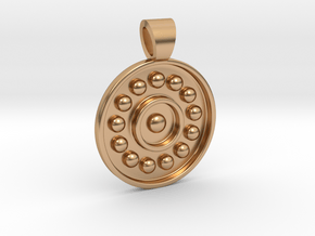 Antique solar system [pendant] in Polished Bronze