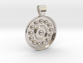 Antique solar system [pendant] in Platinum