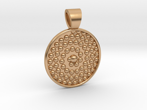 Life spiral [pendant] in Polished Bronze