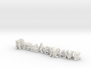 3dWordFlip: FlightAssurance/SantiagoTapia in White Natural Versatile Plastic