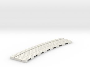 p-165-curved-1r-tram-track in White Natural Versatile Plastic